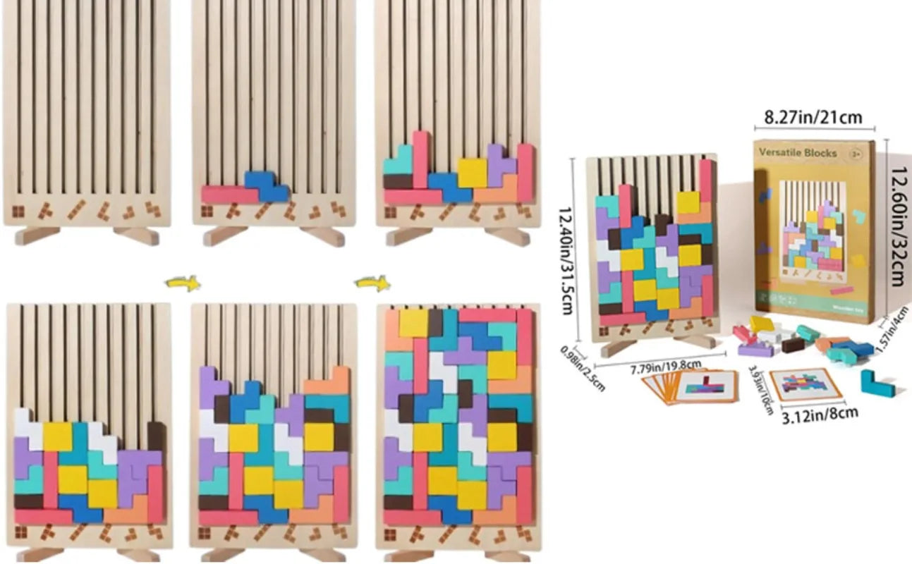 Montessori Wooden Puzzle Board