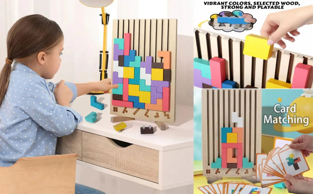 Montessori Wooden Puzzle Board