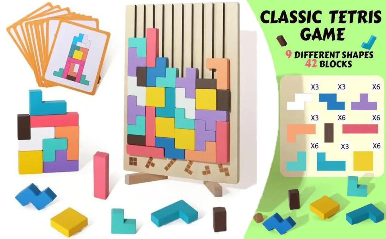 Montessori Wooden Puzzle Board